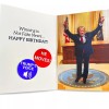 OUR FRIENDLY FOREST Talking & Dancing Trump Birthday Card –