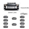 Wig Clips, 10Pcs Wig Clips Snap Clips, Black Hair Extension