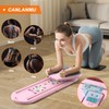 Canlanmu Pilates Board,Multifunctional Rebound Abdominal Board,Foldable Pilates Reformer Set, Ab