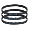 sourcing map 3 Pcs 116XL 037 Timing Belt 58 Teeth