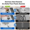 Stainless Steel Sink Drainer Anti-Clogging Basket Water Filter Sink Filter