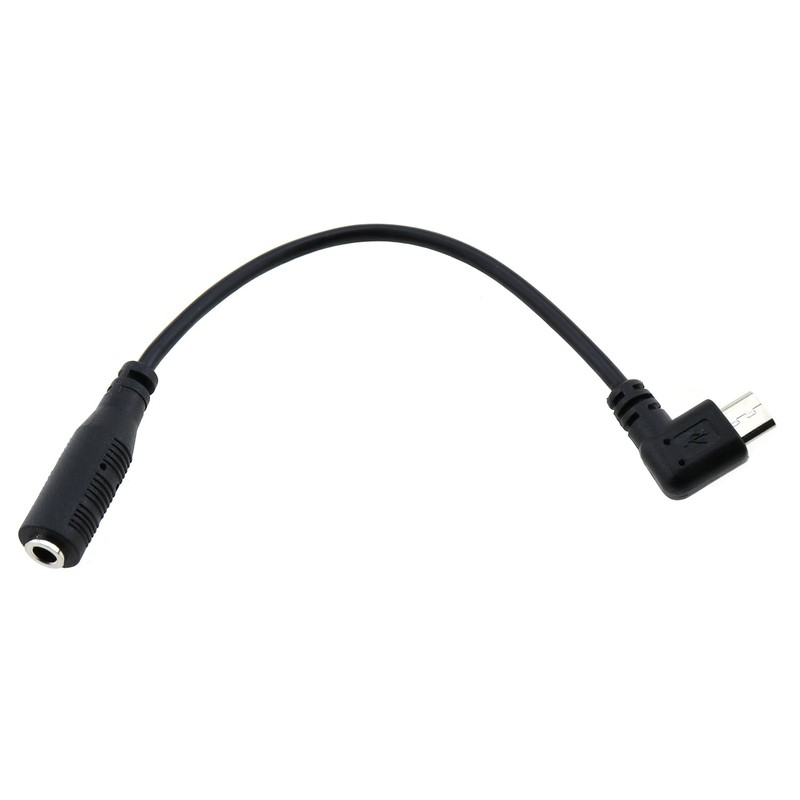 LUORNG Audio Adapter Cable Black Micro USB to 3.5 Female