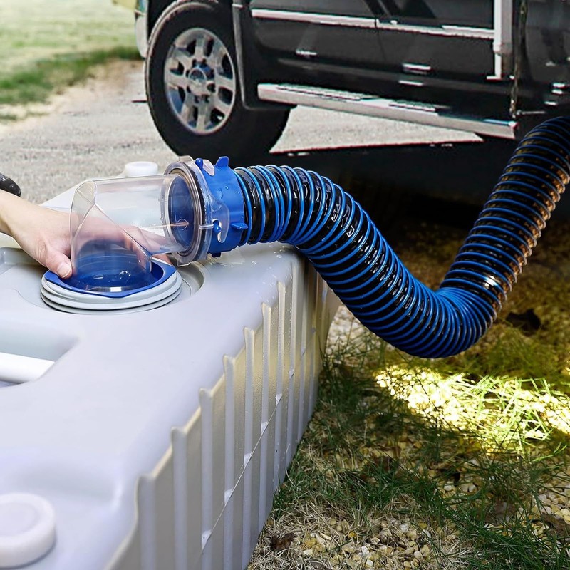 SheeChung 3FT RV Sewer Hose, Short Camper Sewer Hose for
