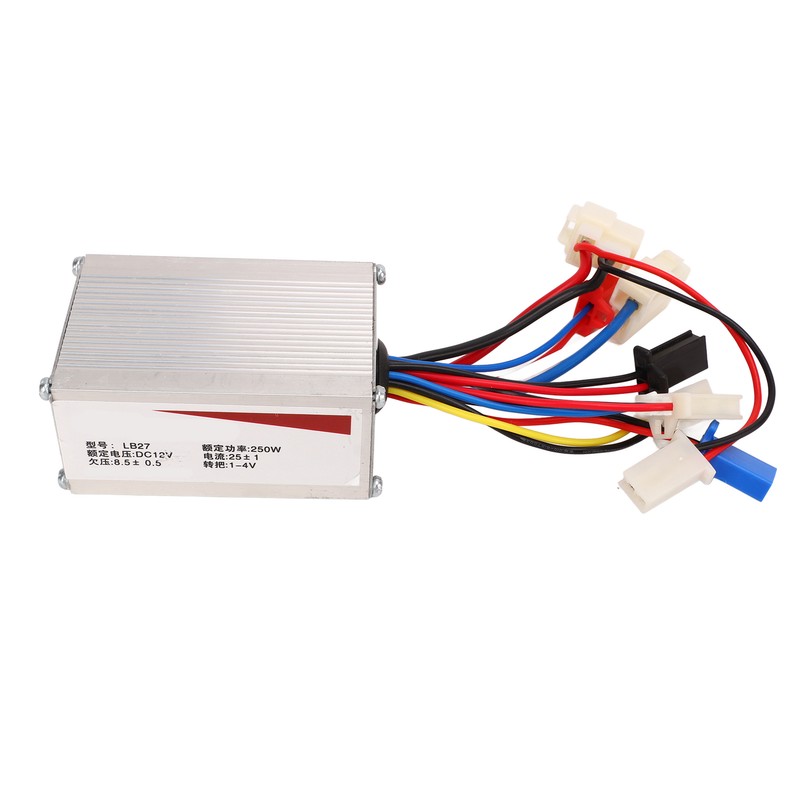 12V 250W Brushed Motor Controller Aluminum Alloy Electric Bike Controller