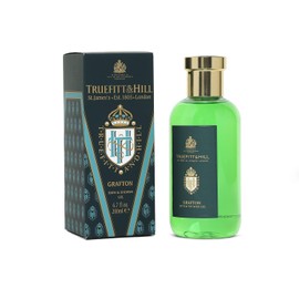 Truefitt & Hill Premium Luxury Bath & Shower Gel - Grafton - Rich Lather, Deep Cleanse, and Refreshing Aroma - 6.7 oz.