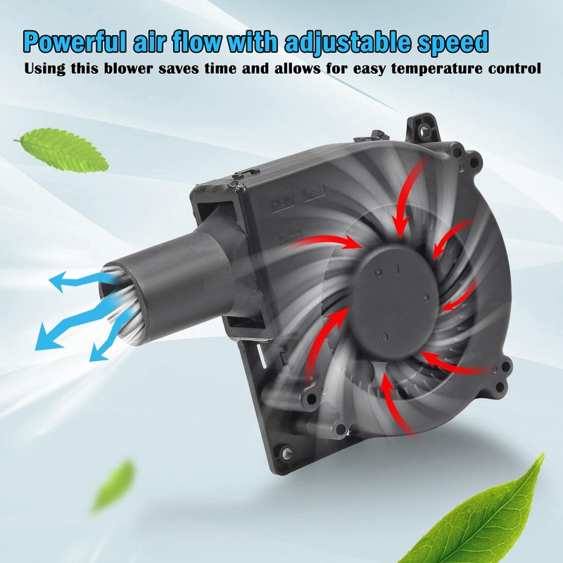 120mm 12V BBQ Blower Fan ,120mm x 32mm Dual Ball