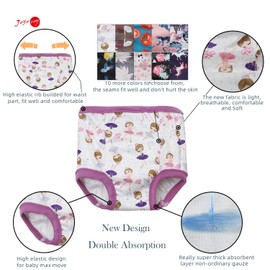 Joyo roy Potty Training Nappy Pants Girls Potty Training Pants Reusable Training Pants Toilet Training Pants Toddler Training Pants Toilet Training Cloth Nappies Baby Nappies Girls 2T