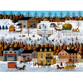 Buffalo Games - Charles Wysocki - Windjammer Canal - 1000 Piece Jigsaw Puzzle for Adults Challenging Puzzle Perfect for Game Nights - Finished Puzzle Size is 26.75 x 19.75