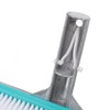 18in Swimming Pool Brush Plastic Nylon Stainless Steel Cleaning Tool