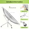 CheriMuMu Solar Cooker Parabolic Sun Oven, Portable Concentrating Solar Cooker,