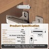 10 Pcs Soft Close Cabinet Door Damper, Universal Soft Close