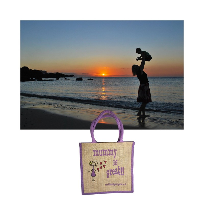 These Bags are Great Reusable Jute Shopping Bag (Mummy)