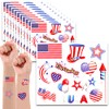 Patriotic USA Tattoos Party Favors Costume Pack (Over 150 American