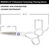 MISSUM 6.5" Professional Texturizing Scissors Hair Thinning Shears Cutting Teeth