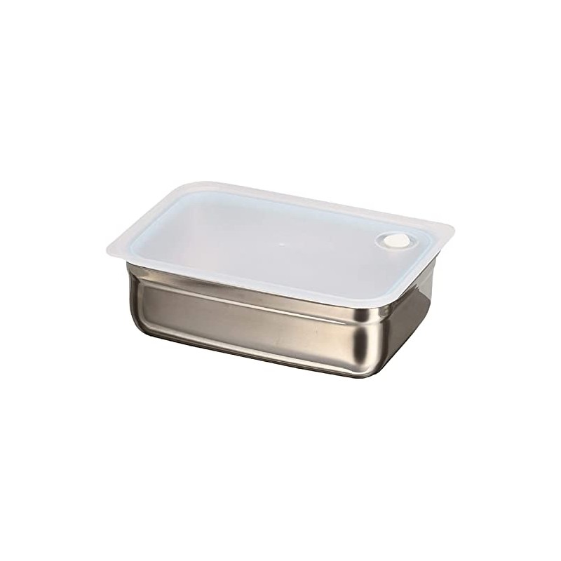 Pearl Metal HB-5052 Storage Container, Stainless Steel, With Valve