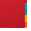 Esselte 10 Packs A4 Card File Dividers. 10 Parts Coloured