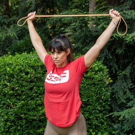 37" Orange Serious Steel Fitness Resistance Training Bands (Portable Exercise Band System Training Bands - for Constant Tension, No Slack) - #0 Orange