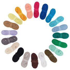 BENECREAT 20 Colours Herringbone Tape, 80 Yards/73 m Cotton Strap, Carpet Binding Trim, 10 mm Twill Tape for Sewing, Binding, Gift Wrapping, DIY Crafts