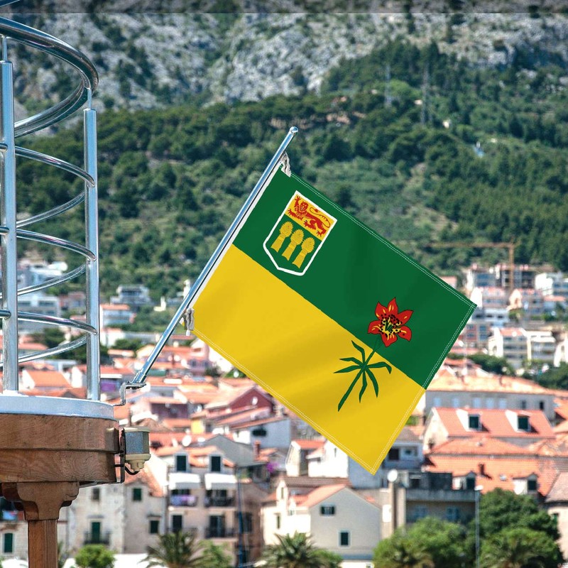 2×3 FT Saskatchewan Flag, Medium 60×90 CM 100D Canada Province