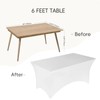 Fixwal 6 Pack Table Cloth Rectangle Table, 6FT Table Cover,