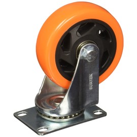 Surtek RV10G Rodaja de PVC naranja giratoria 4"
