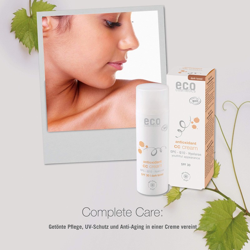 eco cosmetics Bio CC Cream Day Cream Tinted with OPC,