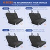 ALLANSING Back Seat Cover 60/40 Split Bench for Small Cars,SUVs,Trucks-