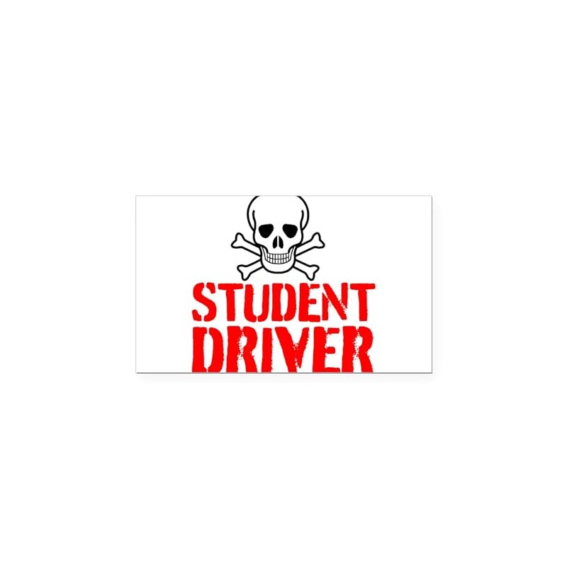 CafePress Student Driver Rectangle Car Bumper Magnet