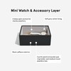 Stackers Black Mini Jewellery Box for Watches/Accessories