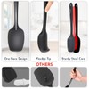 4-Piece Silicone Baking Spatula Set - Rubber Spatulas Silicone Heat
