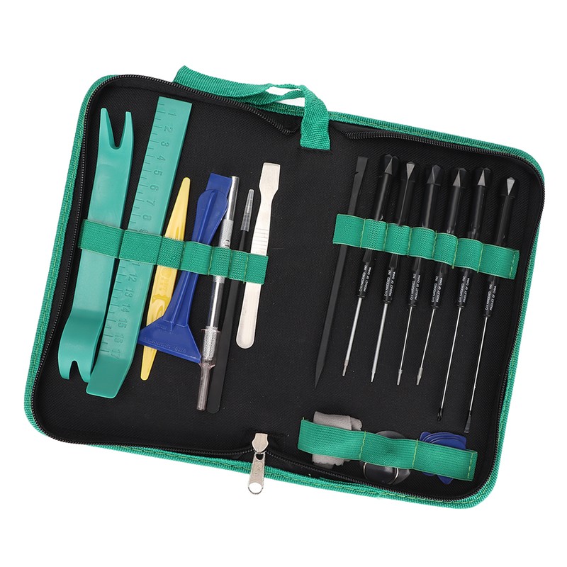 Professional Electronics Opening Pry Tool Repair Kit with Metal Spudger