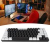 Gaming Keyboard Type C 84 Keys RGB Backlit Ergonomically Curved