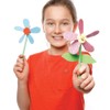Baker Ross Flower Wooden Windmills - Pack of 5, Easter
