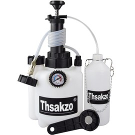 Bleeding Kit, 3L Pneumatic Brake Fluid Bleeder One Person Tool Set with Adapter,Brake Pressure Vacuum Pump Tester and Brake Bleed Fill Bottle