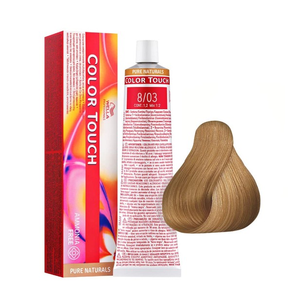 Wella Professionals Color Touch 8/03 Light Blonde Natural Gold 60 ml
