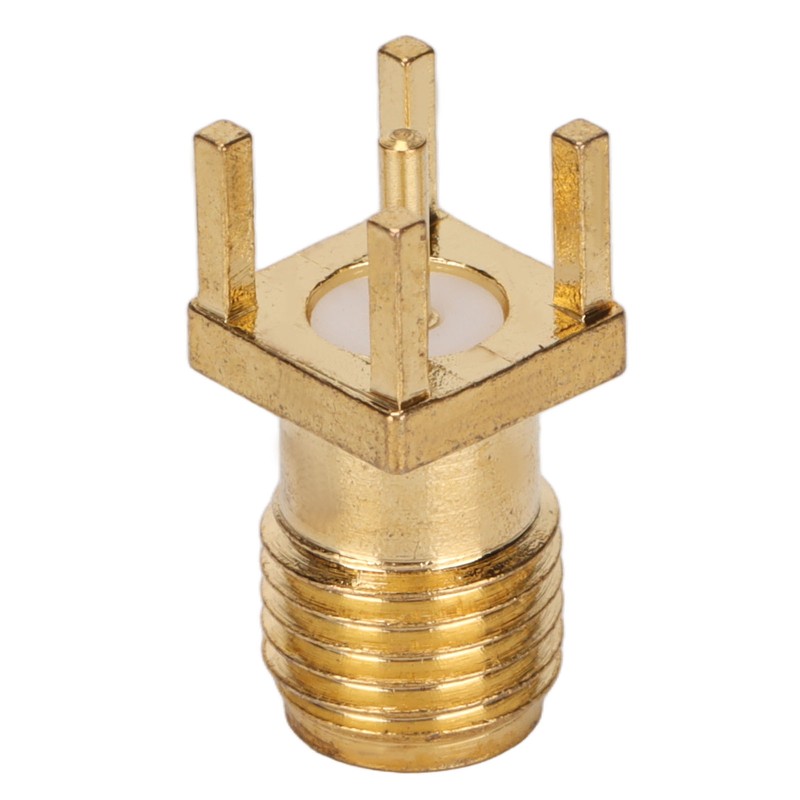 100Pcs RF Coaxial Cable Adapter Female Coax Line Connector Base