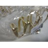 Unbranded 3pc. Gold Wave Hair Clips Metal Hairccessories for Women
