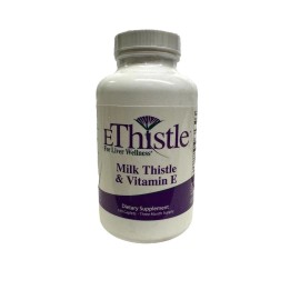 EThistle Liver Wellness Dietary Supplement, Milk Thistle & Vitamin E Liver Health Form...