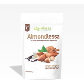 Almondlessa, Bebida de Almendras en Polvo, con Inulina de Agave, Bolsa con 400gr.