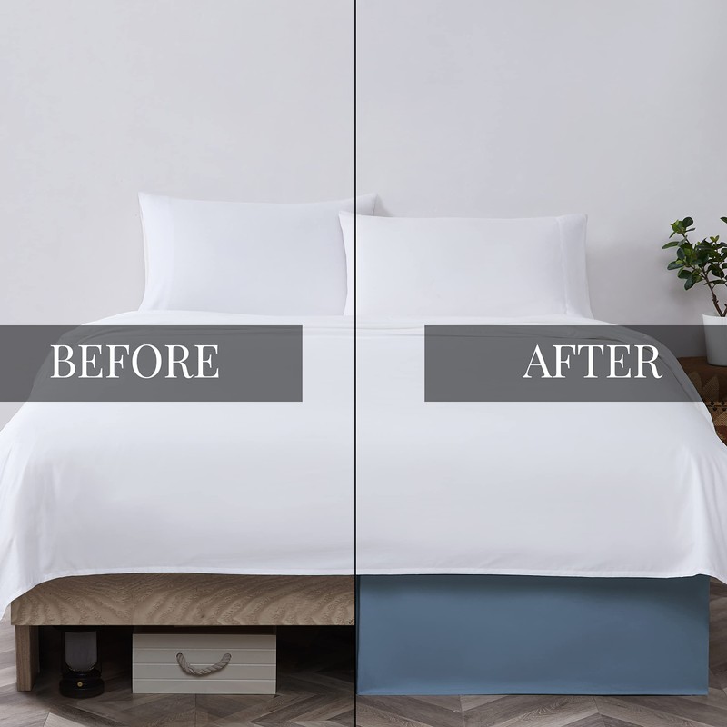 Southshore Fine Linens VILANO Springs Falda de cama plisada de
