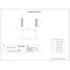 U Bolt Square M8 Thread 45mm Inner Width x 150mm
