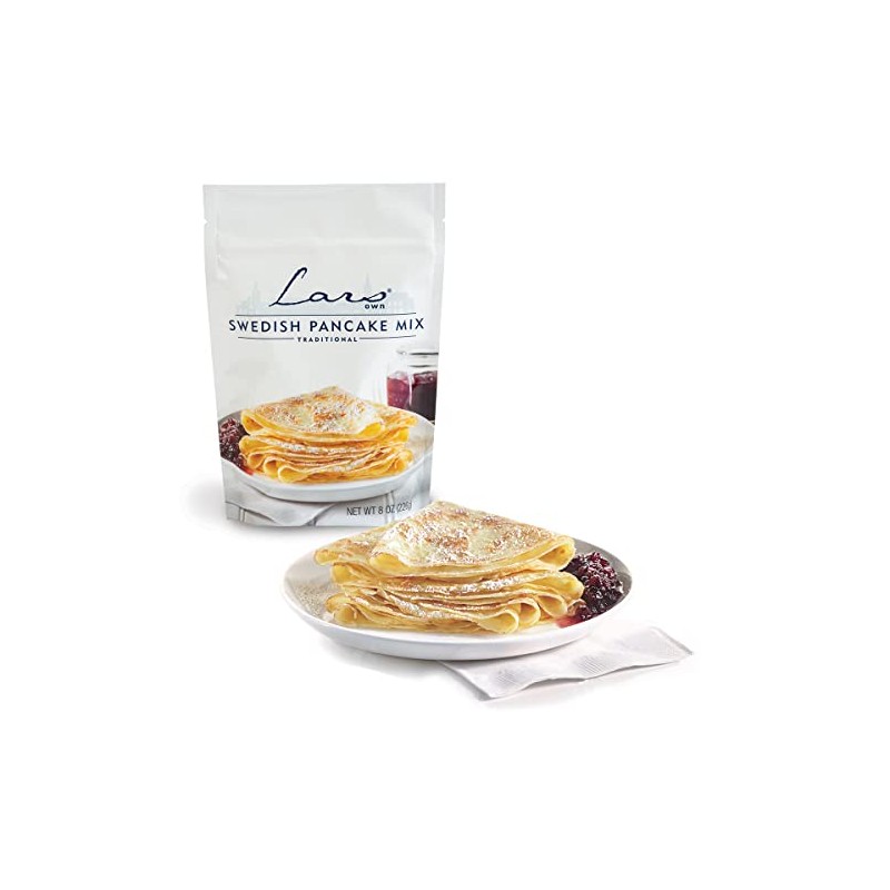 Lars Own, Traditional Swedish Pancake Mix, 8oz, 1 pack