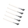 Baluue 2sets Mini Eyebrow Brush Set Portable Travel Beauty Tool