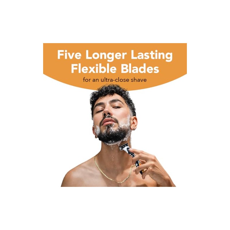 Bic flex 5 hybrid refill cartridges, 2 count