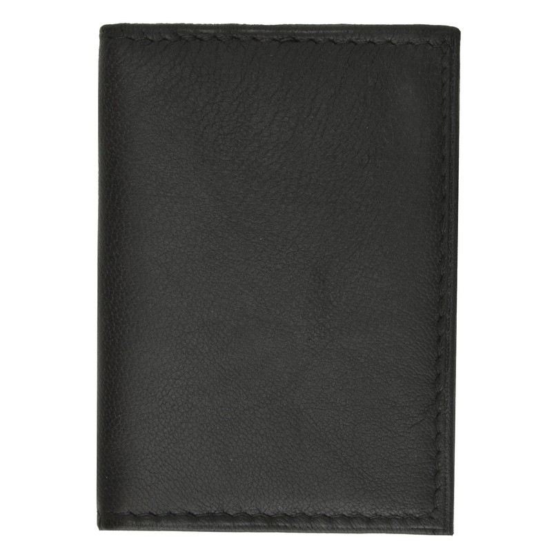 Leather Tri-fold European Wallet BK #518