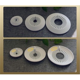 Wall Flange Easy Installation Plastic Radiator Escutcheon Water Pipe Drain Line Cover Collar Wall Pipe Cover Decoration Pipe Collars,Pipe Collar Cover, (Within 2. inches, white)