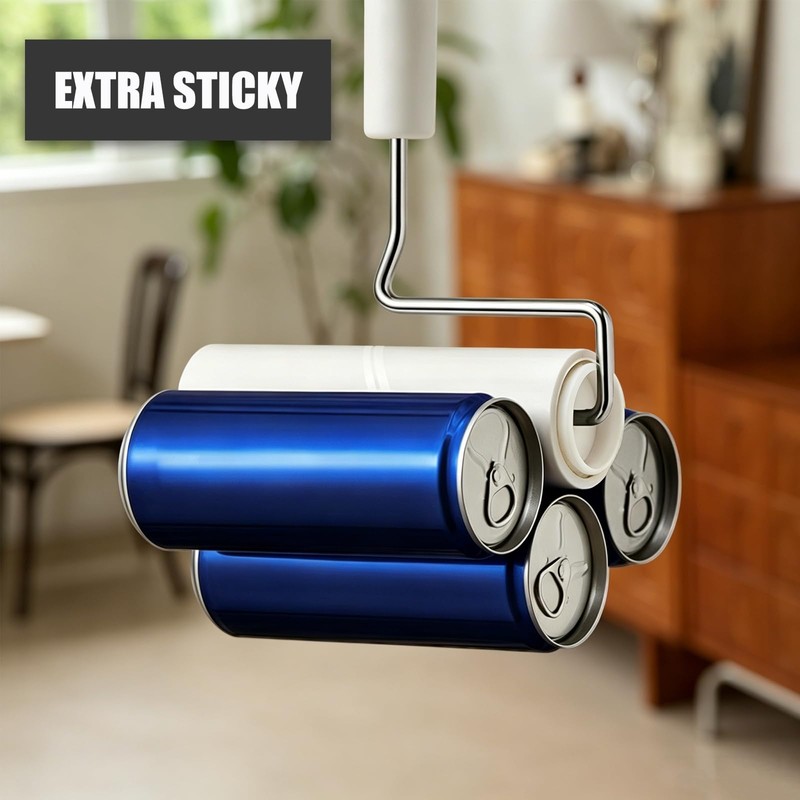 BomDa 7.9'' Large Lint Roller for Pet Hair Extra Sticky,