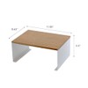 YAMAZAKI Yamazaki Home Wood-Top Stackable Kitchen Rack - Modern Counter