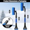 Axinyijia 3-in-1 Ice Scraper Car Snow Brush, Ice Scraper Car