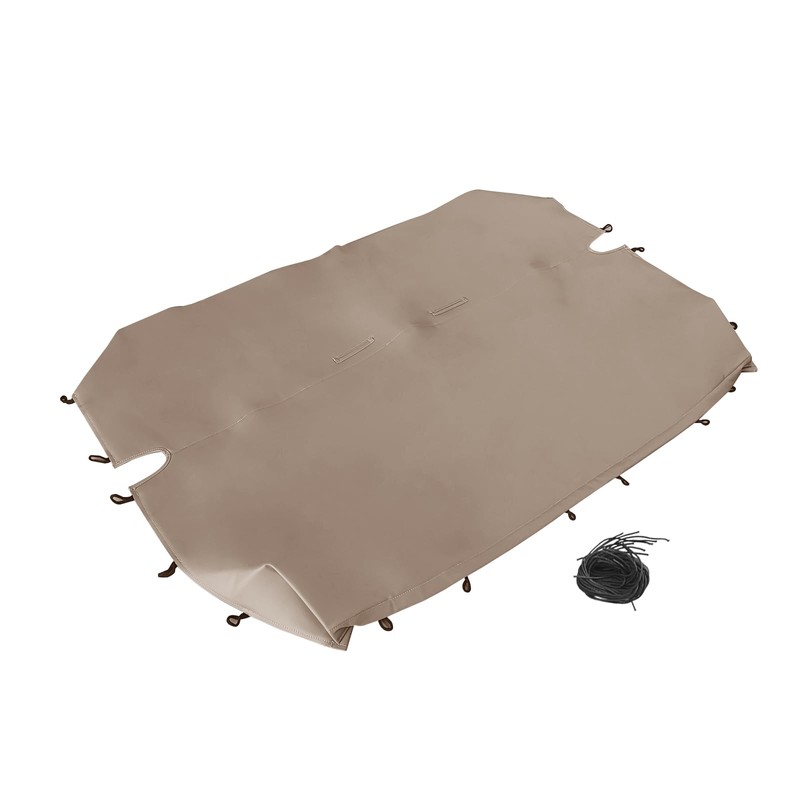 Tokinng Universal Full Size Bench Pickup Truck Seat Cover Beige,